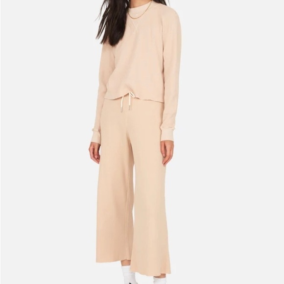 MATE The Label Organic Thermal Wide Leg Pant Size Small SOLD OUT NWT - Picture 4 of 8